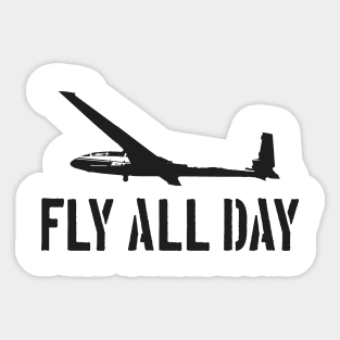 Glider Pilot Saying Gift Sticker
